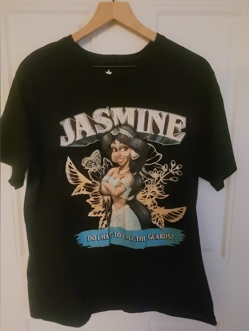 Disney Princess Jasmine Aladdin Short Sleeve T-shirt Size Large